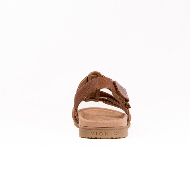 Vionic Eureka Strappy Sandal (Women's) - Tan Leather
