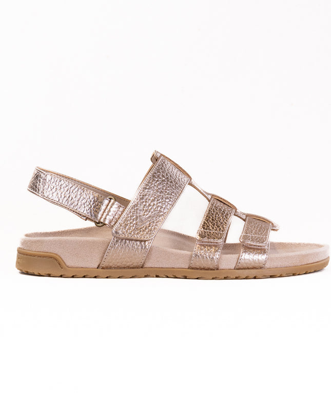 Vionic Eureka Strappy Sandal (Women's) - Bronze Leather