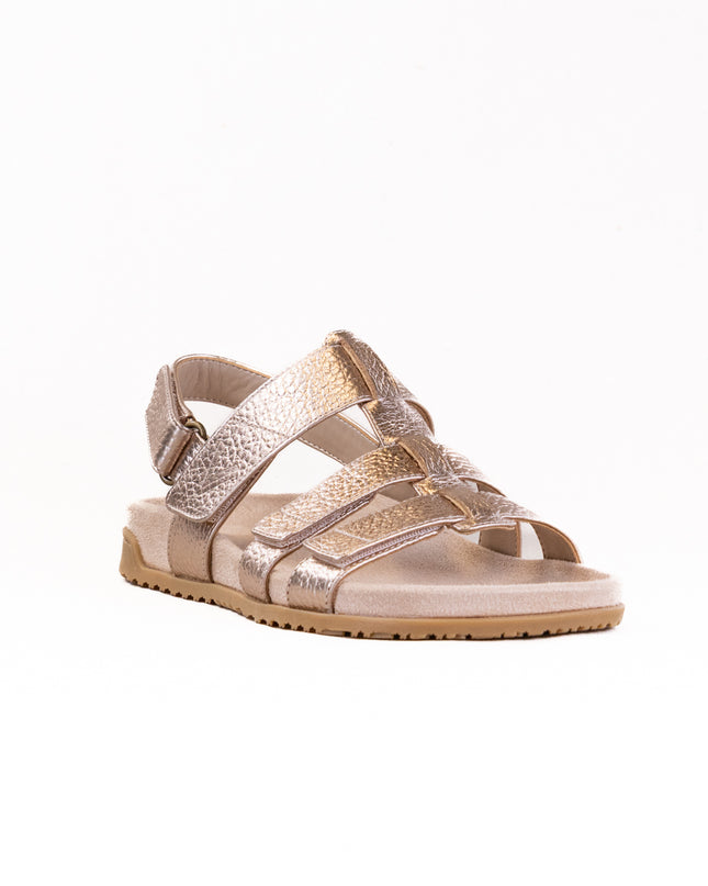 Vionic Eureka Strappy Sandal (Women's) - Bronze Leather