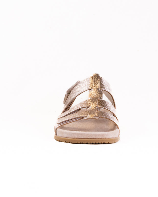 Vionic Eureka Strappy Sandal (Women's) - Bronze Leather