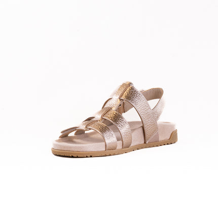 Vionic Eureka Strappy Sandal (Women's) - Bronze Leather