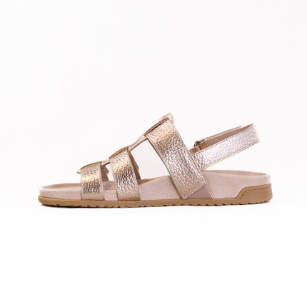 Vionic Eureka Strappy Sandal (Women's) - Bronze Leather