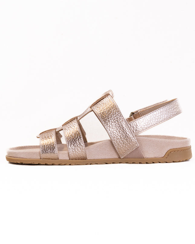 Vionic Eureka Strappy Sandal (Women's) - Bronze Leather