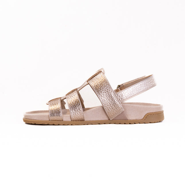 Vionic Eureka Strappy Sandal (Women's) - Bronze Leather