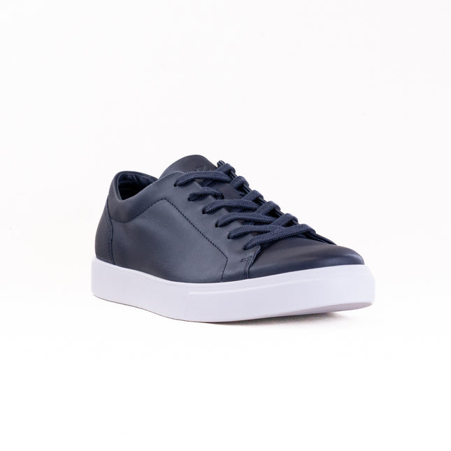 Ecco Soft 10 Lace Up Sneaker (Men's) - Marine