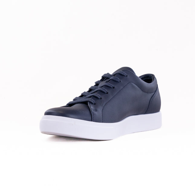 Ecco Soft 10 Lace Up Sneaker (Men's) - Marine