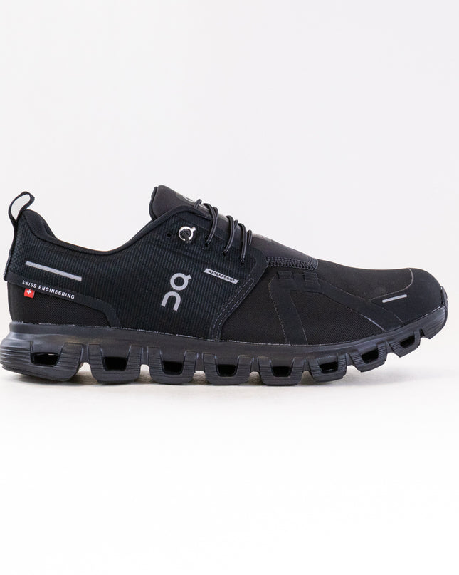 On Cloud 6 Waterproof (Women's) - Black/Black