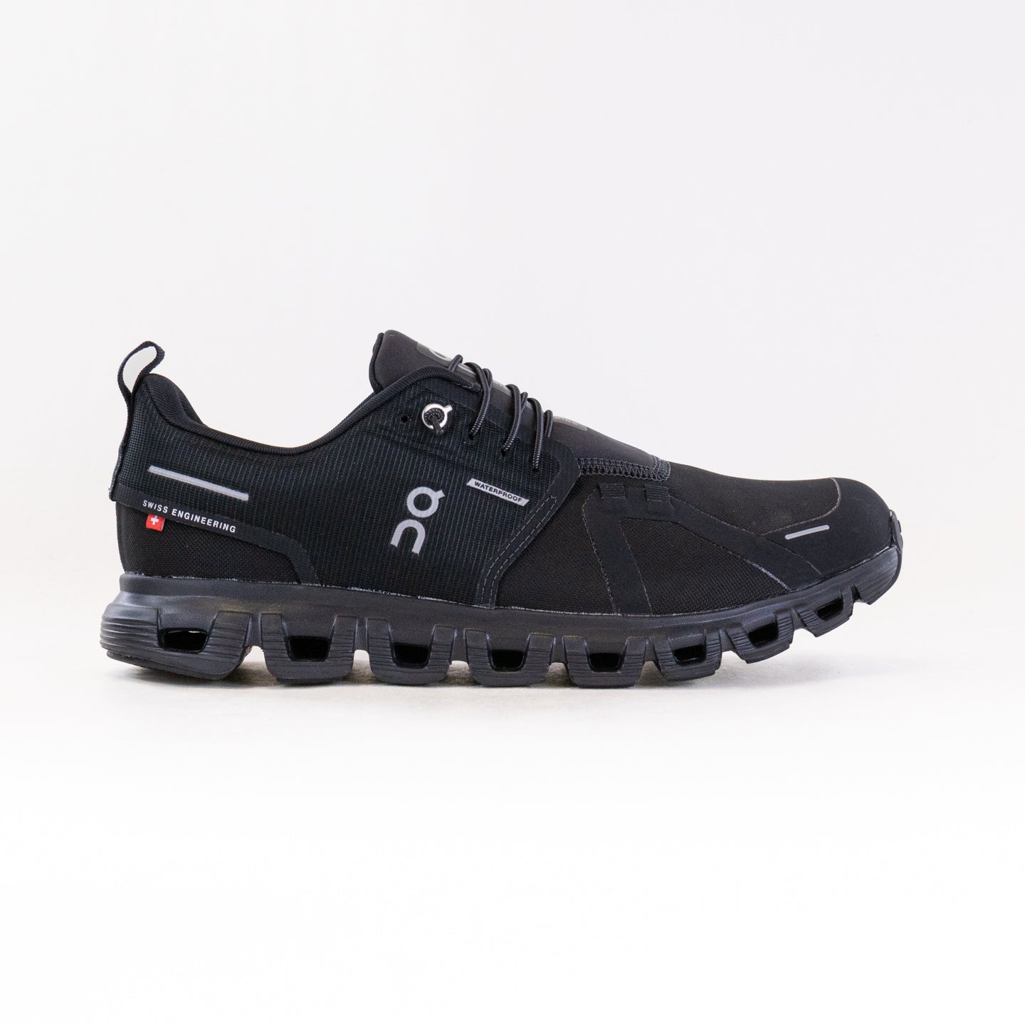 On Cloud 6 Waterproof (Women's) - Black/Black