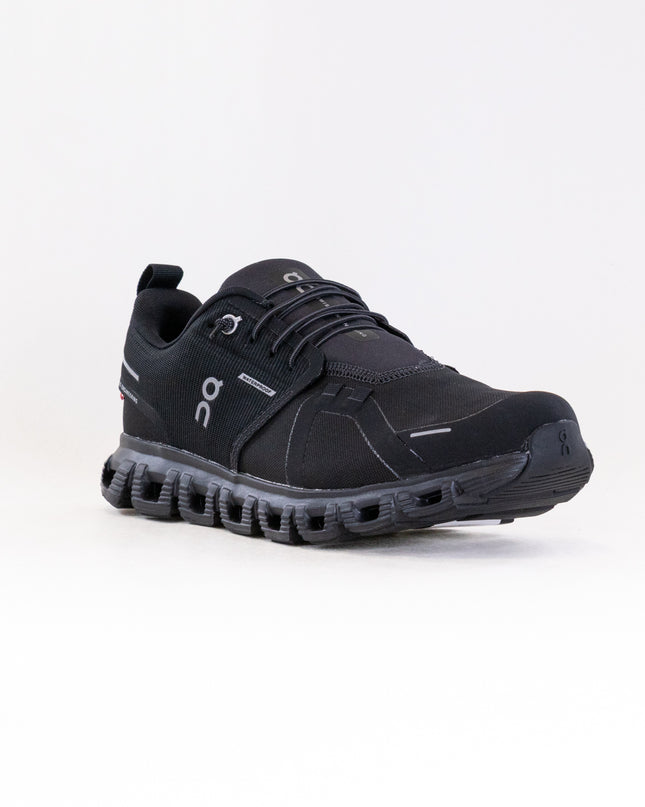 On Cloud 6 Waterproof (Women's) - Black/Black