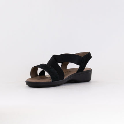 Arcopedico Monterey Sandal (Women's) - Black Suede