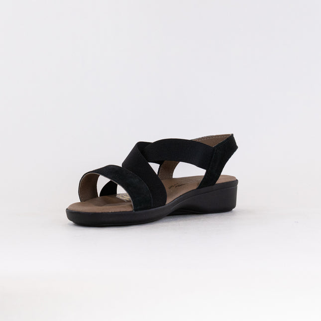 Arcopedico Monterey Sandal (Women's) - Black Suede