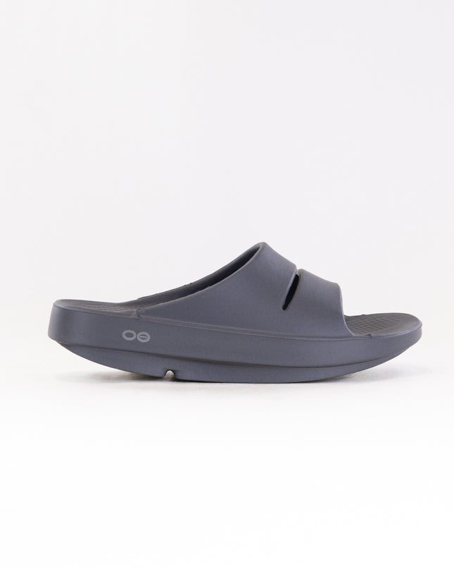 OOFOS OOahh  Slide Sandal (Unisex) - Slate