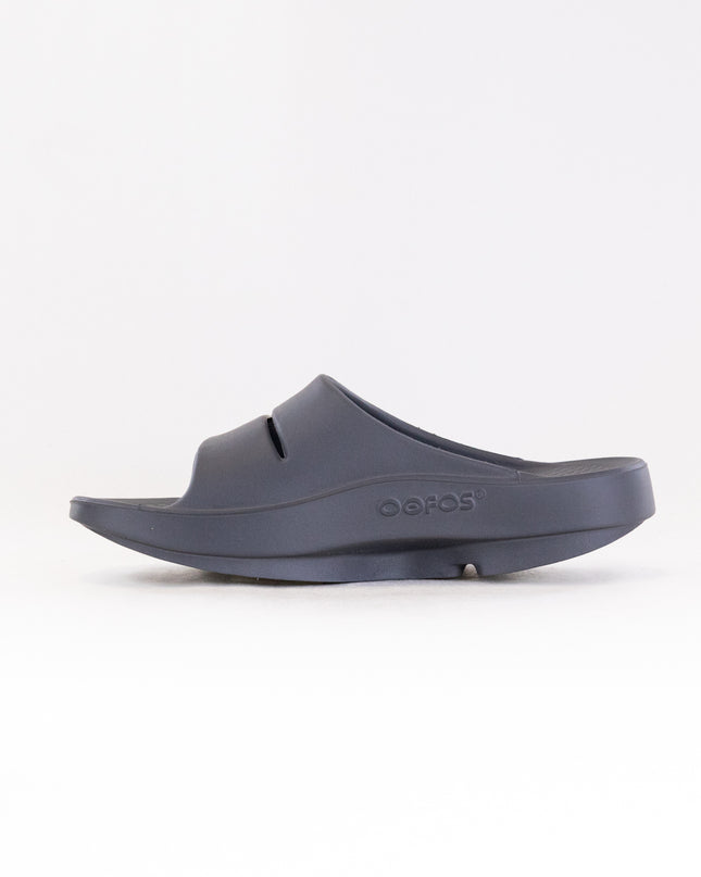 OOFOS OOahh  Slide Sandal (Unisex) - Slate