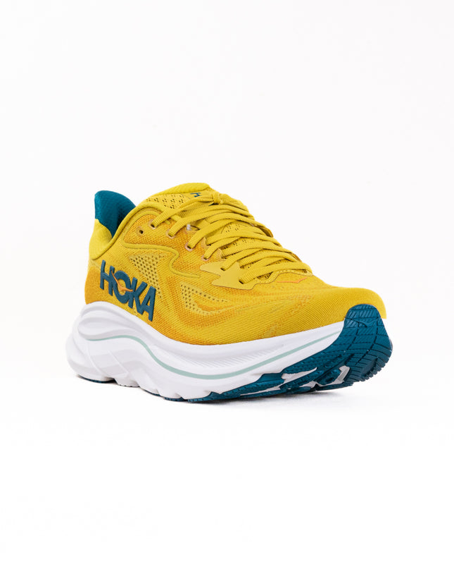 Hoka Clifton 10 (Men's) - Yellow Gold/Tidal Wave