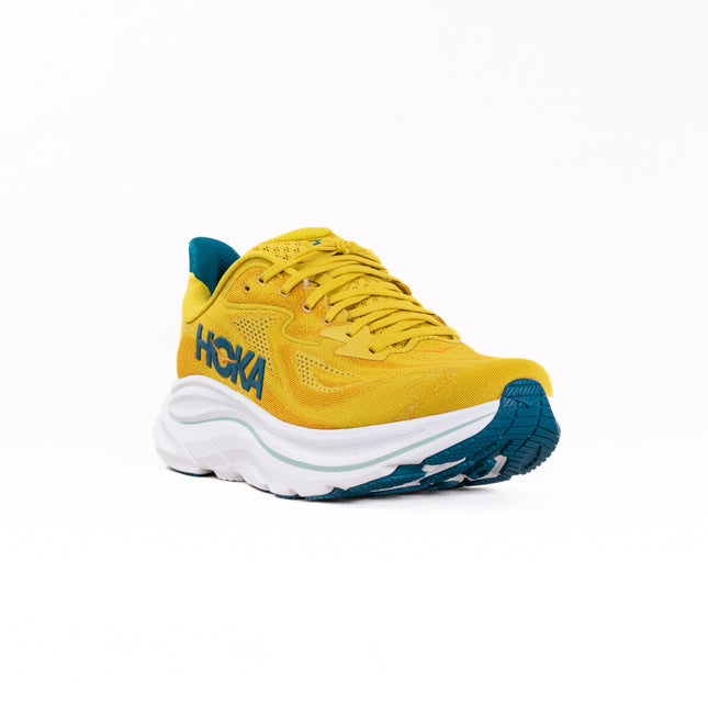 Hoka Clifton 10 (Men's) - Yellow Gold/Tidal Wave