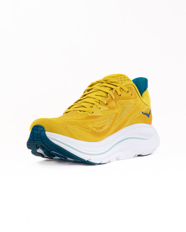 Hoka Clifton 10 (Men's) - Yellow Gold/Tidal Wave