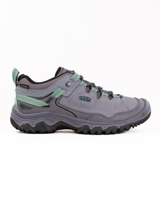 KEEN Targhee IV Waterproof Hiking Shoe (Women's) - Alloy/Granite Green