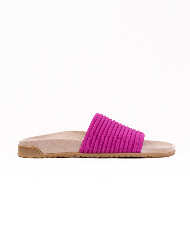 Vionic Evie Knit Slide Sandal (Women's) - Dark Rose Violet