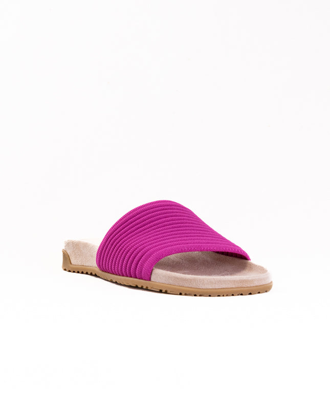 Vionic Evie Knit Slide Sandal (Women's) - Dark Rose Violet