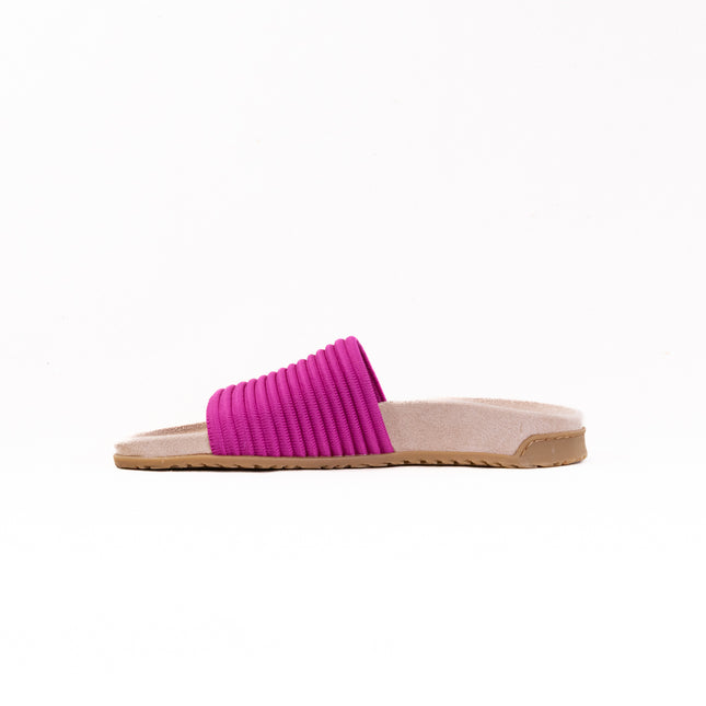 Vionic Evie Knit Slide Sandal (Women's) - Dark Rose Violet