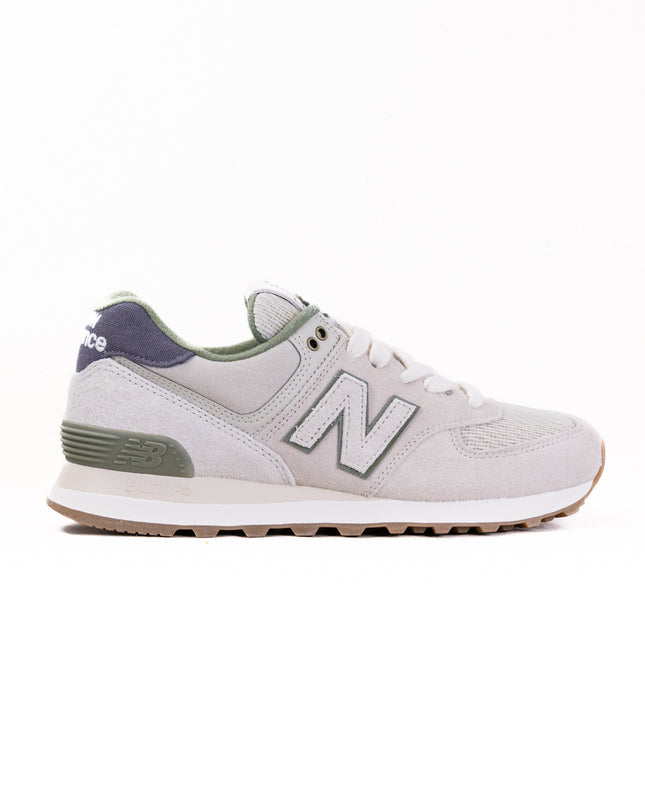 New Balance 574 (UNISEX) - Timberwolf/Dark Olivine