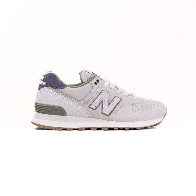New Balance 574 (UNISEX) - Timberwolf/Dark Olivine