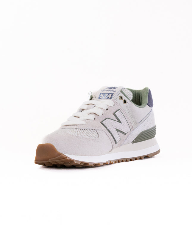 New Balance 574 (UNISEX) - Timberwolf/Dark Olivine