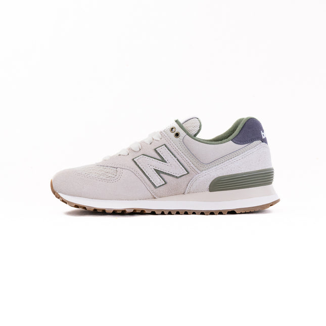New Balance 574 (UNISEX) - Timberwolf/Dark Olivine