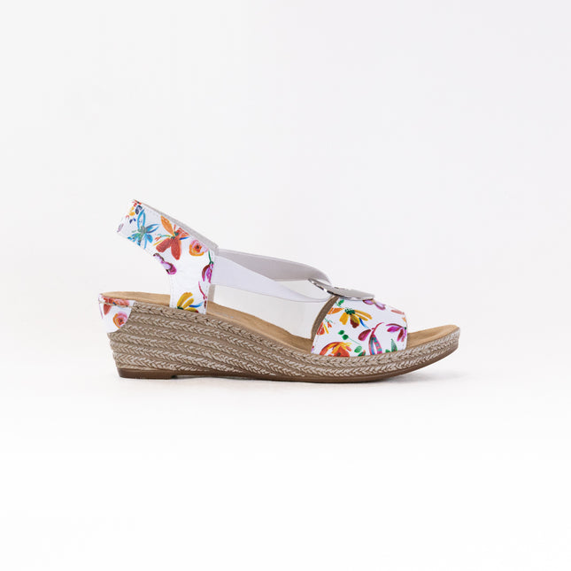 Rieker Fanni Sandal (Women's) - White Meadow