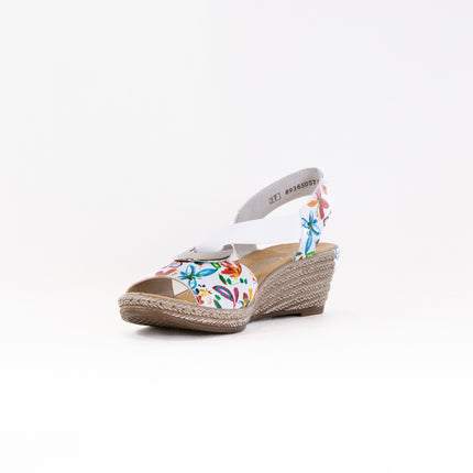 Rieker Fanni Sandal (Women's) - White Meadow