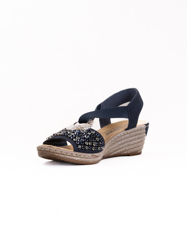 Rieker 62451 (Women's) - Blue