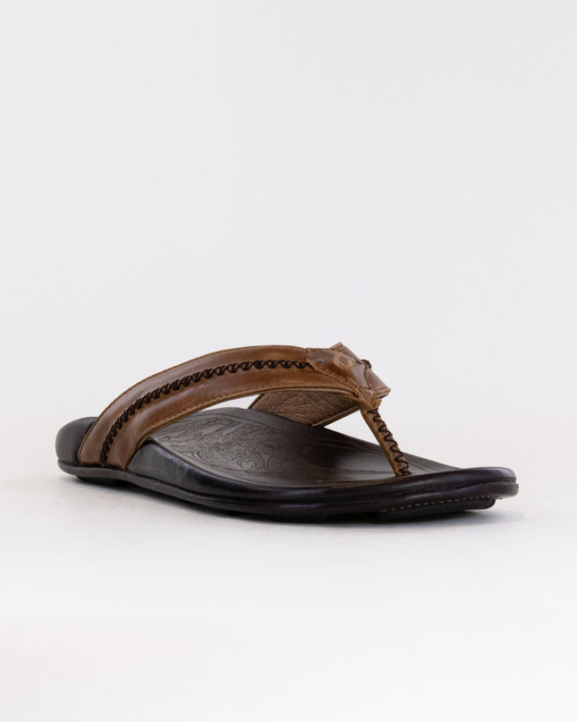 Olukai Mea Ola (Men's) - Tan/Dark Java