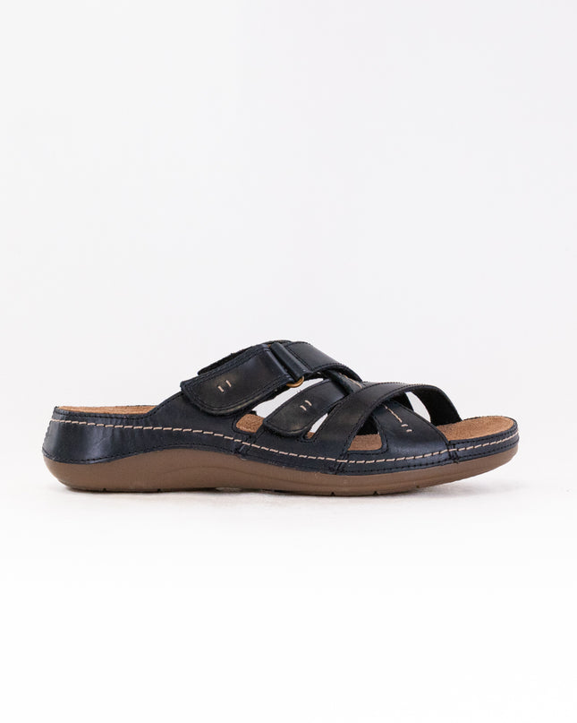 Clarks Cecily Slide (Women's) - Black Leather