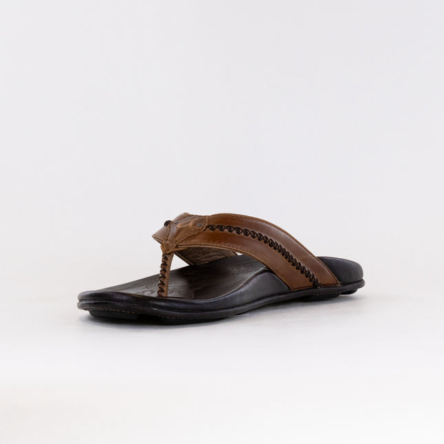 Olukai Mea Ola (Men's) - Tan/Dark Java