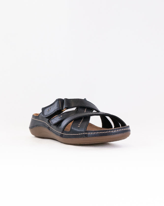 Clarks Cecily Slide (Women's) - Black Leather