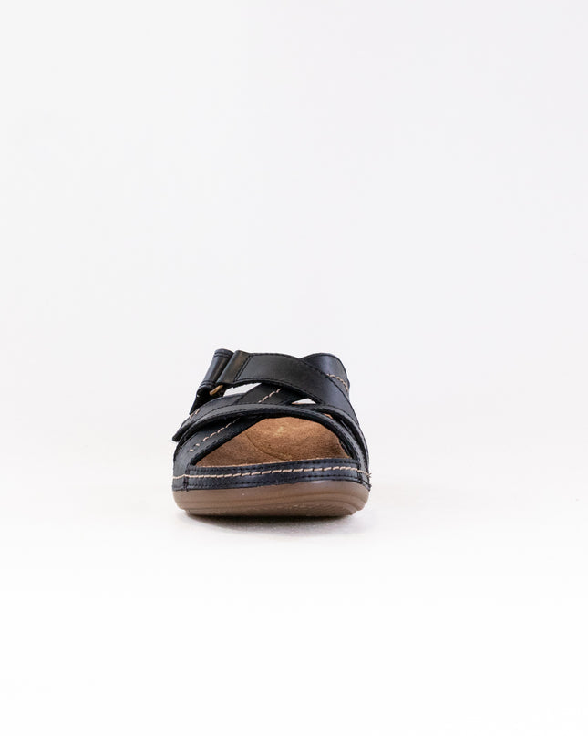 Clarks Cecily Slide (Women's) - Black Leather