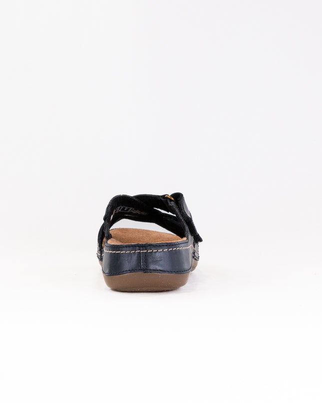 Clarks Cecily Slide (Women's) - Black Leather