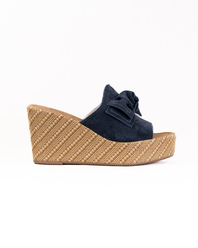 Spring Step Ellyn Woven (Women's) - Navy Suede