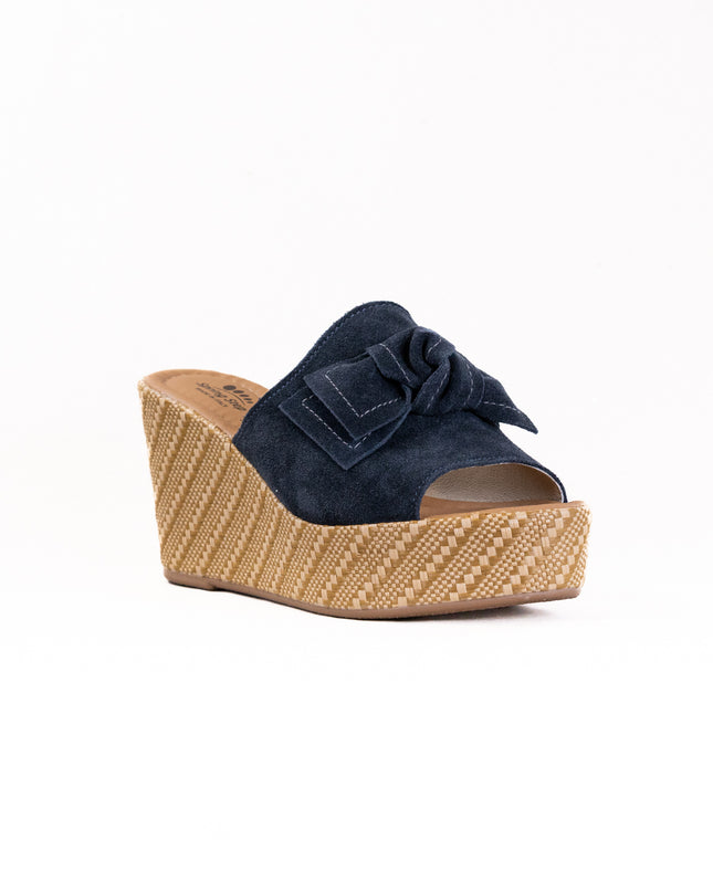 Spring Step Ellyn Woven (Women's) - Navy Suede