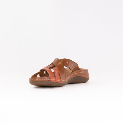 Clarks Cecily Slide (Women's) - Tan Combination