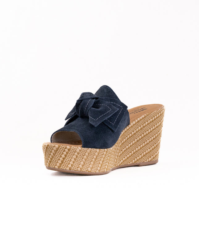 Spring Step Ellyn Woven (Women's) - Navy Suede