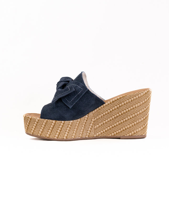 Spring Step Ellyn Woven (Women's) - Navy Suede