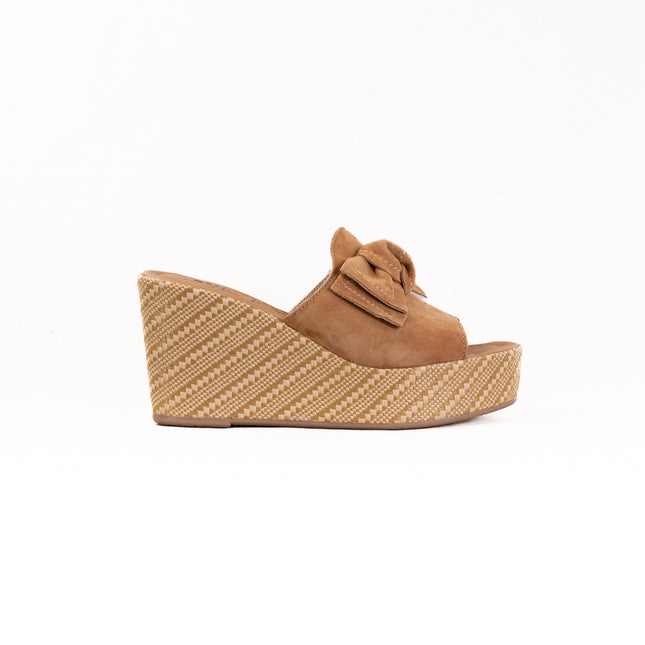 Spring Step Ellyn Woven (Women's) - Tan Suede
