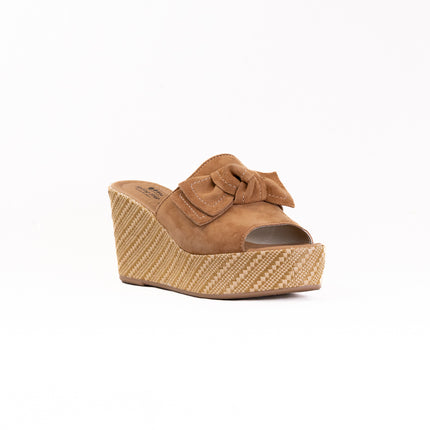 Spring Step Ellyn Woven (Women's) - Tan Suede