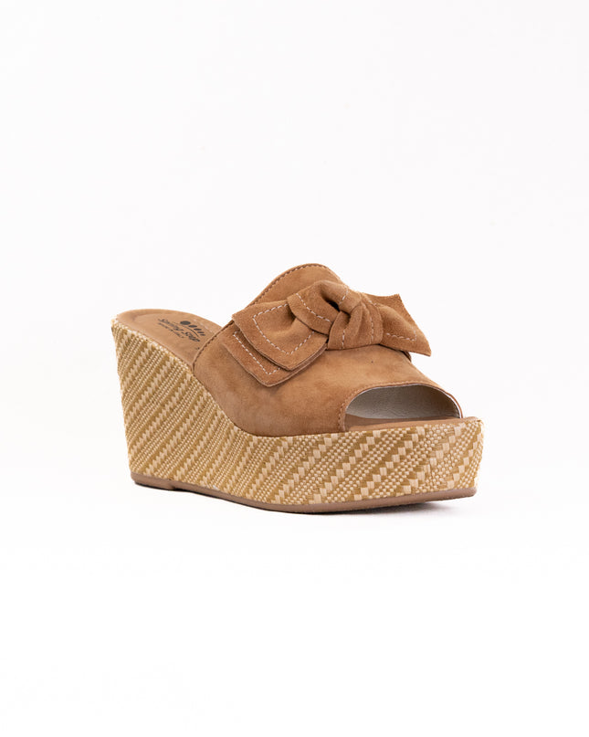 Spring Step Ellyn Woven (Women's) - Tan Suede