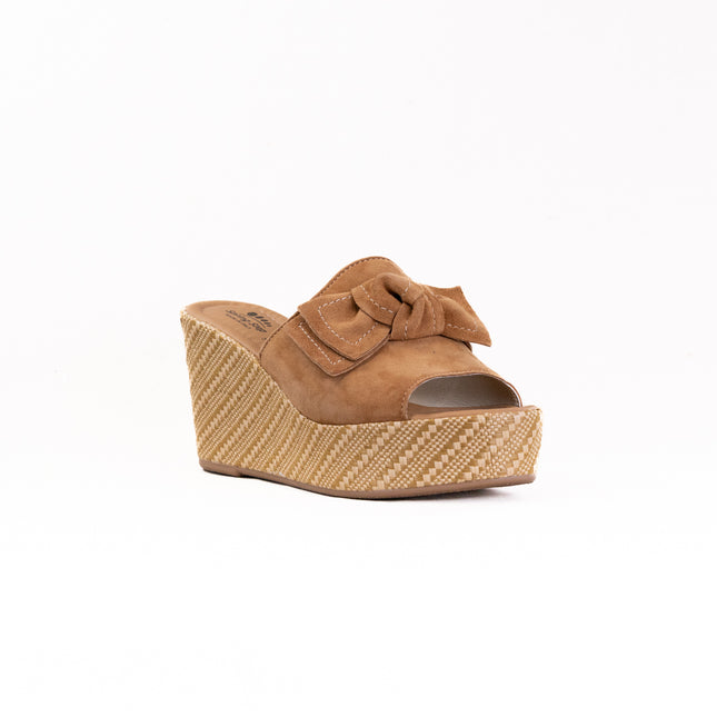 Spring Step Ellyn Woven (Women's) - Tan Suede