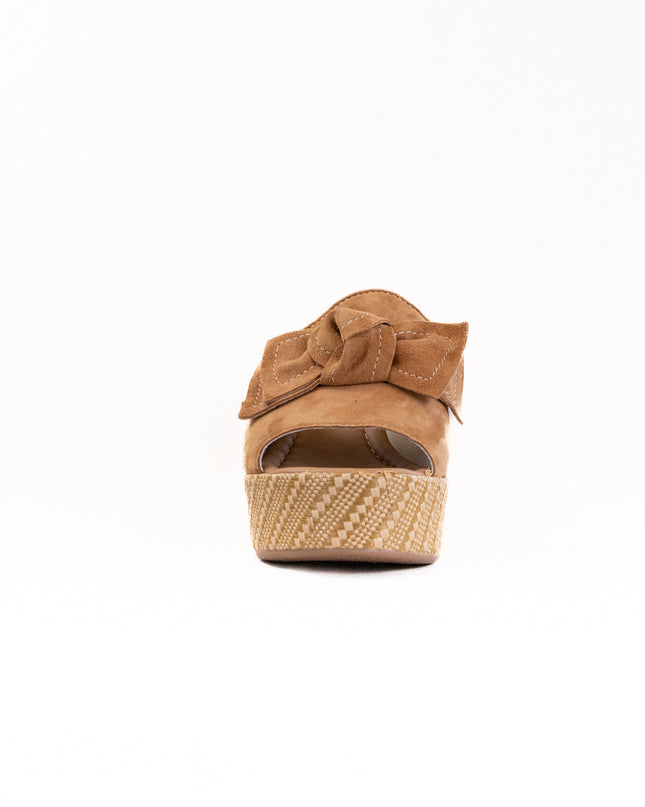 Spring Step Ellyn Woven (Women's) - Tan Suede