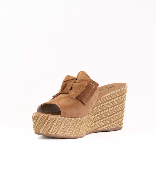 Spring Step Ellyn Woven (Women's) - Tan Suede