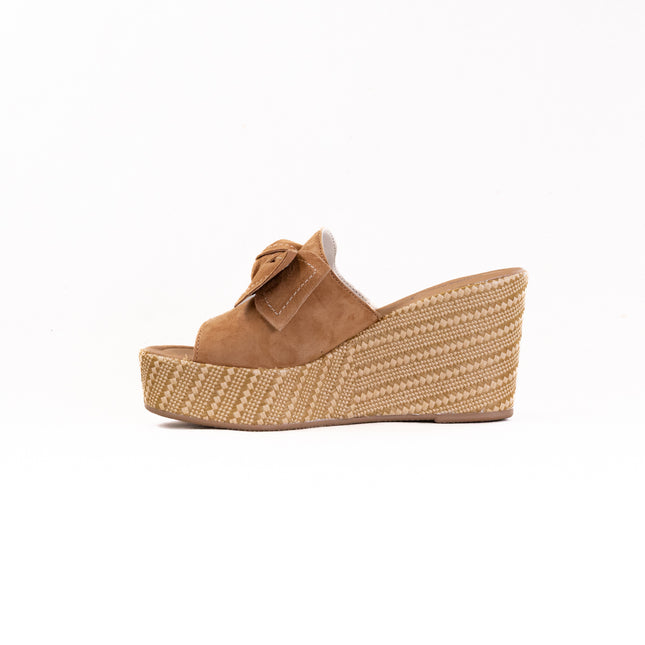 Spring Step Ellyn Woven (Women's) - Tan Suede