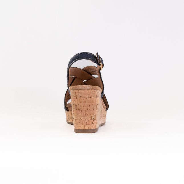 Clarks Sabina Sling (Women's) - Navy Nubuck